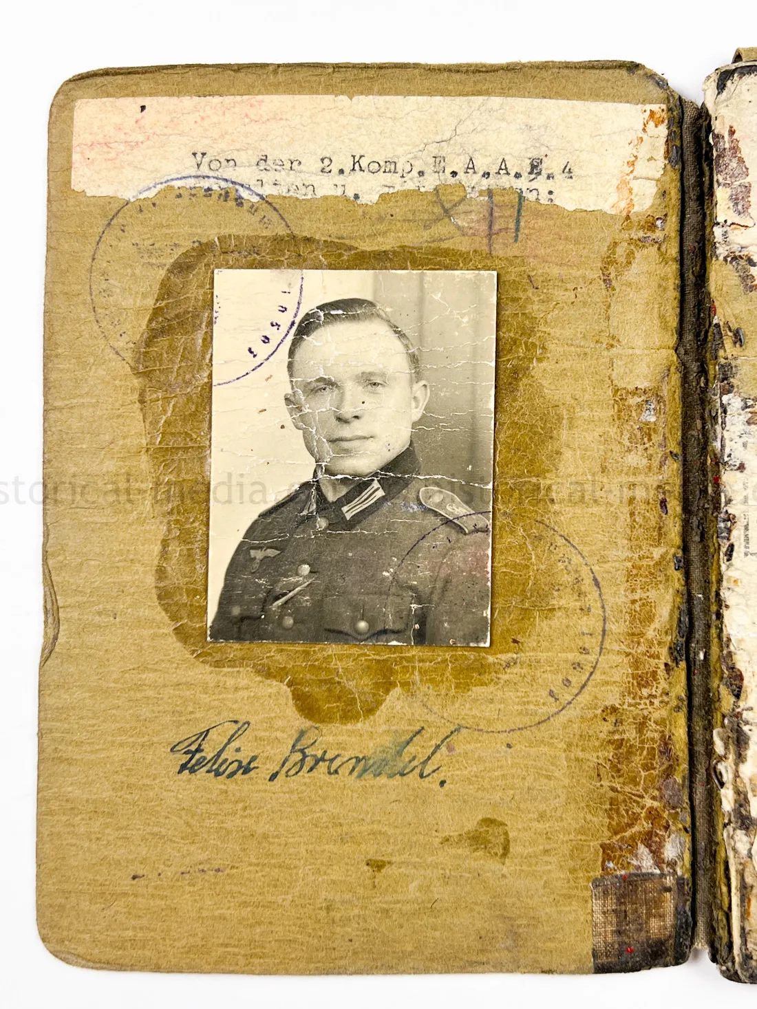 SOLDBUCH - PANZER AUFKLARUNGS ABTEILUNG "GROSSDEUTSCHLAND"