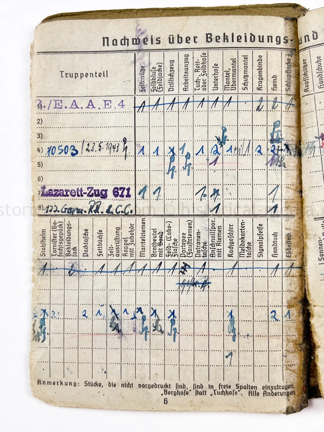 SOLDBUCH - PANZER AUFKLARUNGS ABTEILUNG "GROSSDEUTSCHLAND"