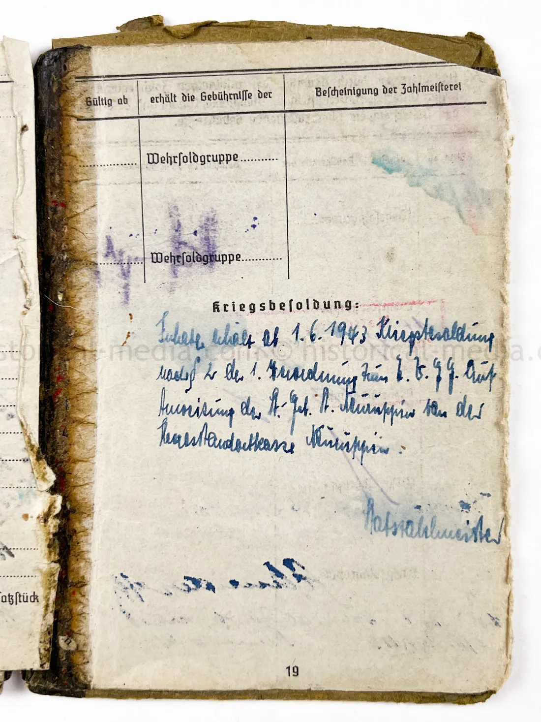 SOLDBUCH - PANZER AUFKLARUNGS ABTEILUNG "GROSSDEUTSCHLAND"