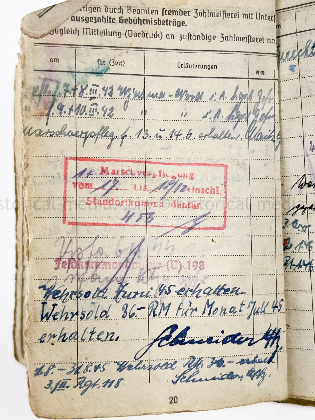 SOLDBUCH - PANZER AUFKLARUNGS ABTEILUNG "GROSSDEUTSCHLAND"
