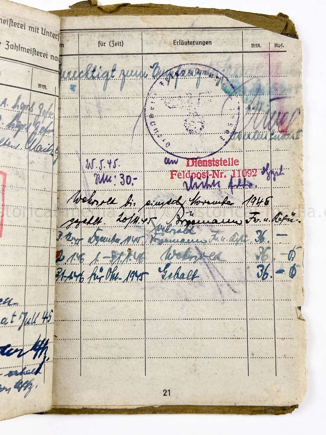 SOLDBUCH - PANZER AUFKLARUNGS ABTEILUNG "GROSSDEUTSCHLAND"