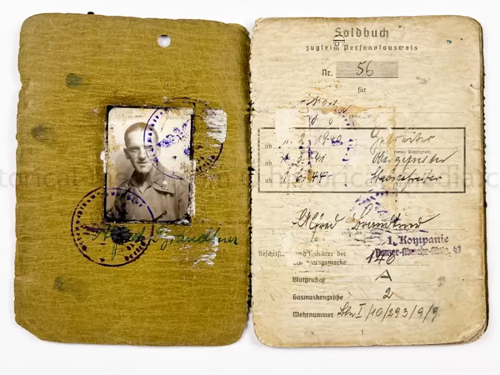 SOLDBUCH - PANZER JÄGER ABTEILUNG 43 - 8. PANZER DIVISION
