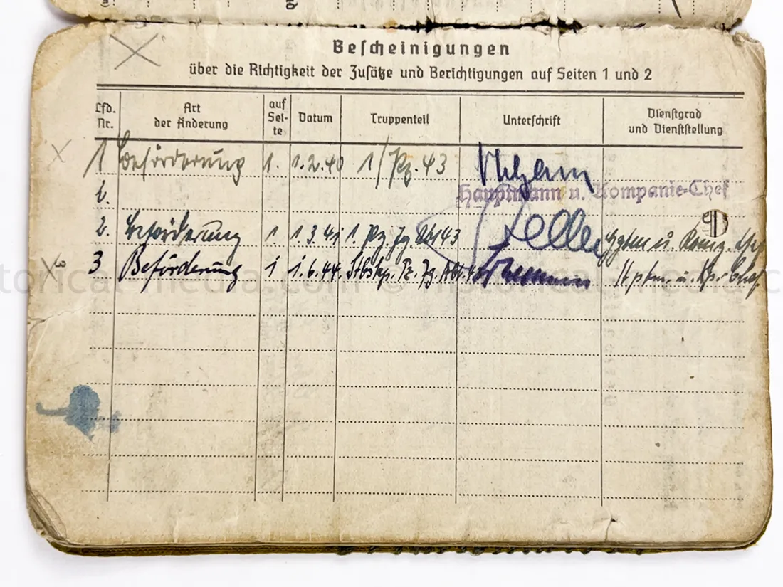 SOLDBUCH - PANZER JÄGER ABTEILUNG 43 - 8. PANZER DIVISION
