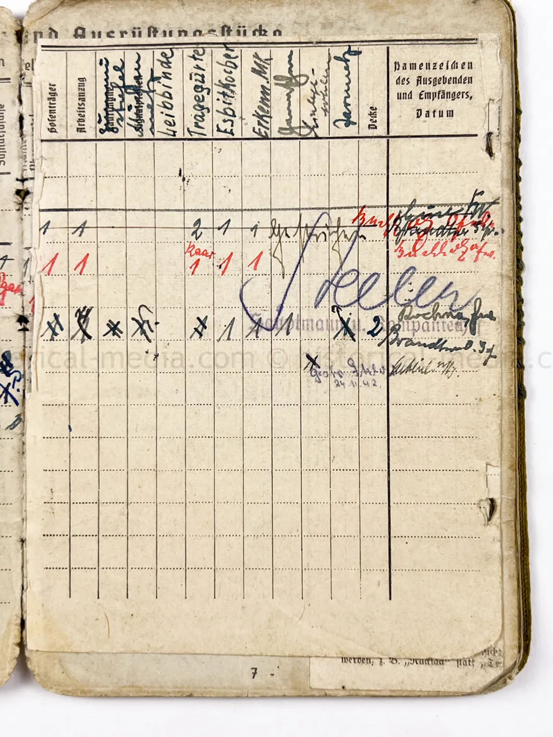 SOLDBUCH - PANZER JÄGER ABTEILUNG 43 - 8. PANZER DIVISION