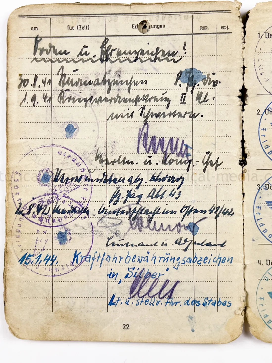 SOLDBUCH - PANZER JÄGER ABTEILUNG 43 - 8. PANZER DIVISION