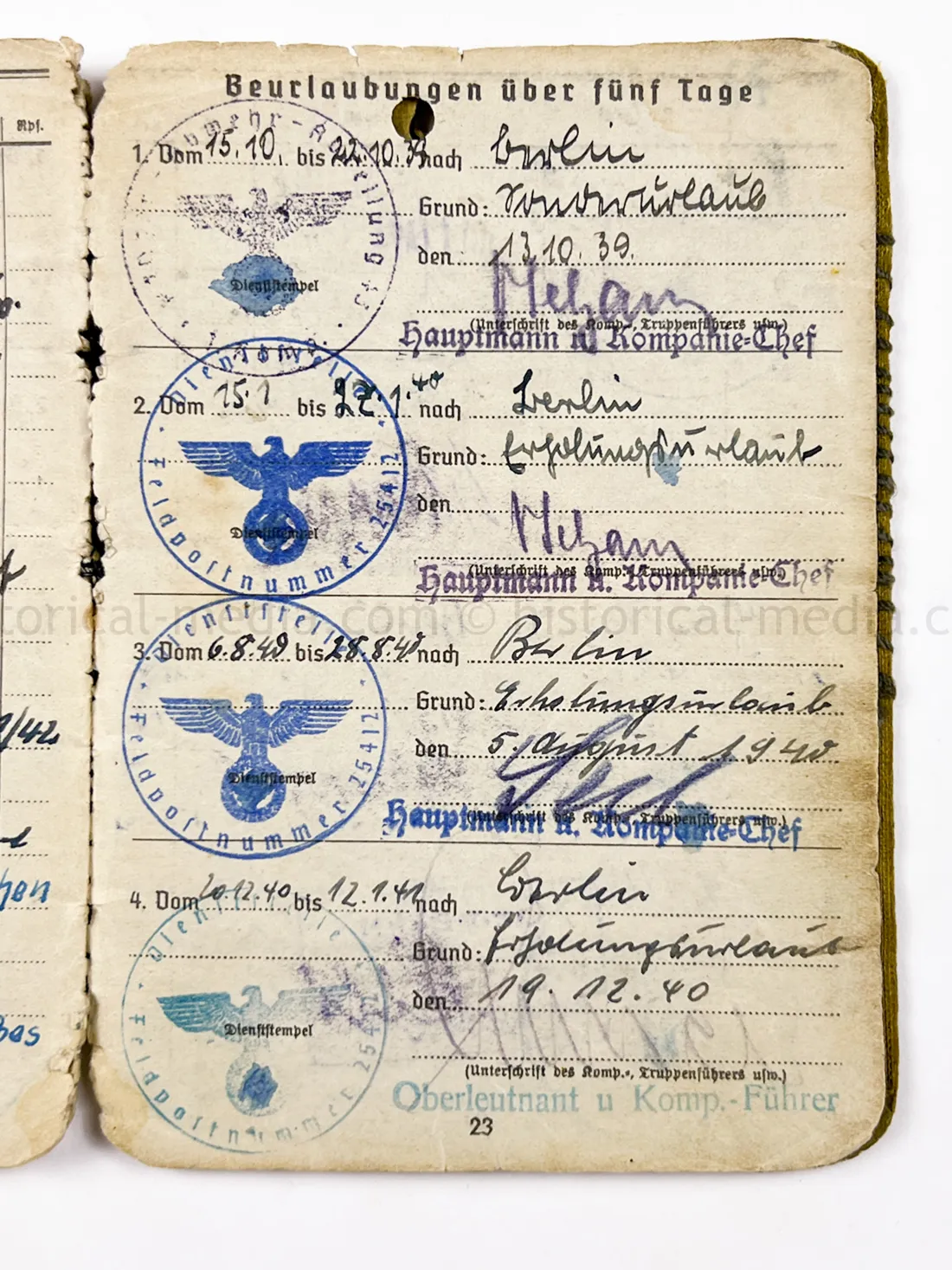 SOLDBUCH - PANZER JÄGER ABTEILUNG 43 - 8. PANZER DIVISION