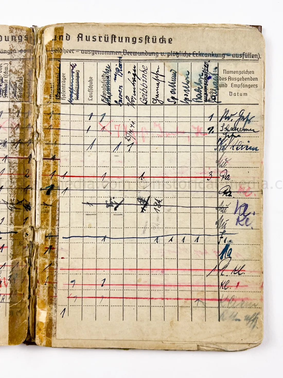 SOLDBUCH - ARTILLERIE REGIMENT 134 - HEERESVERSUCHSANSTALT KUMMERSDORF