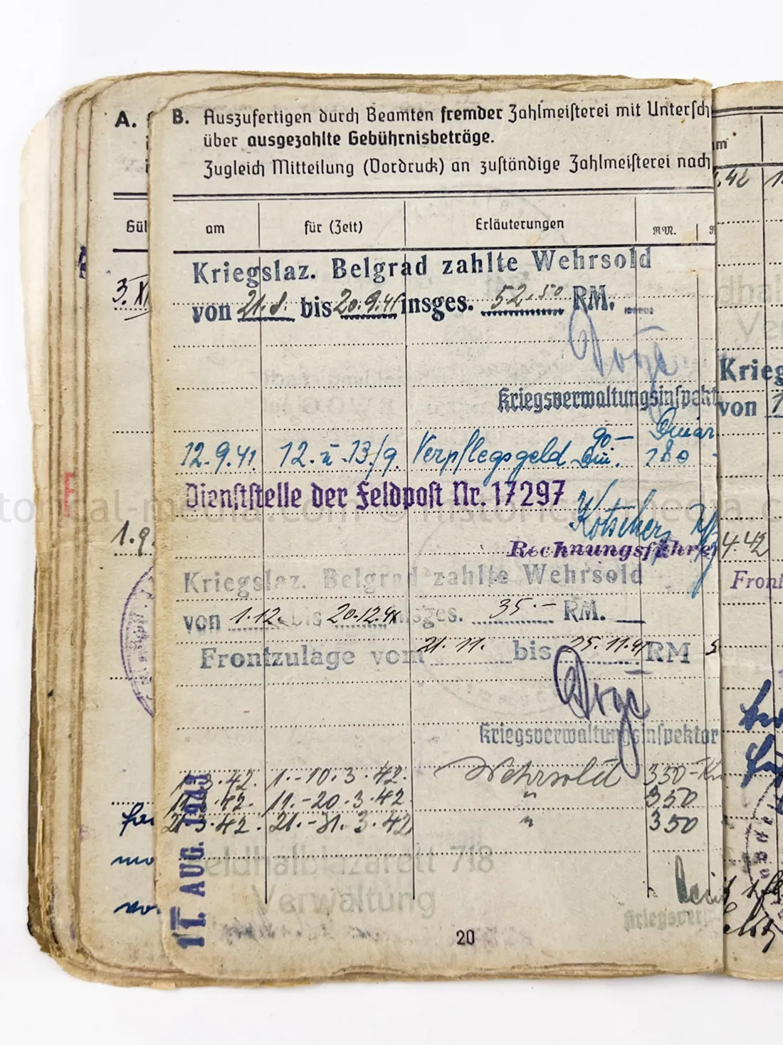 SOLDBUCH - (FLA) PANZER JÁGER ABTEILUNG 100 - 100 JÁGER DIVISION - HEERES FLAK