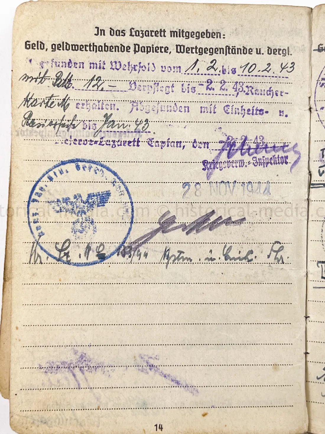 SOLDBUCH - STURMGESCHÜTZ BRIGADE 208 - HEILIGENBEIL POCKET