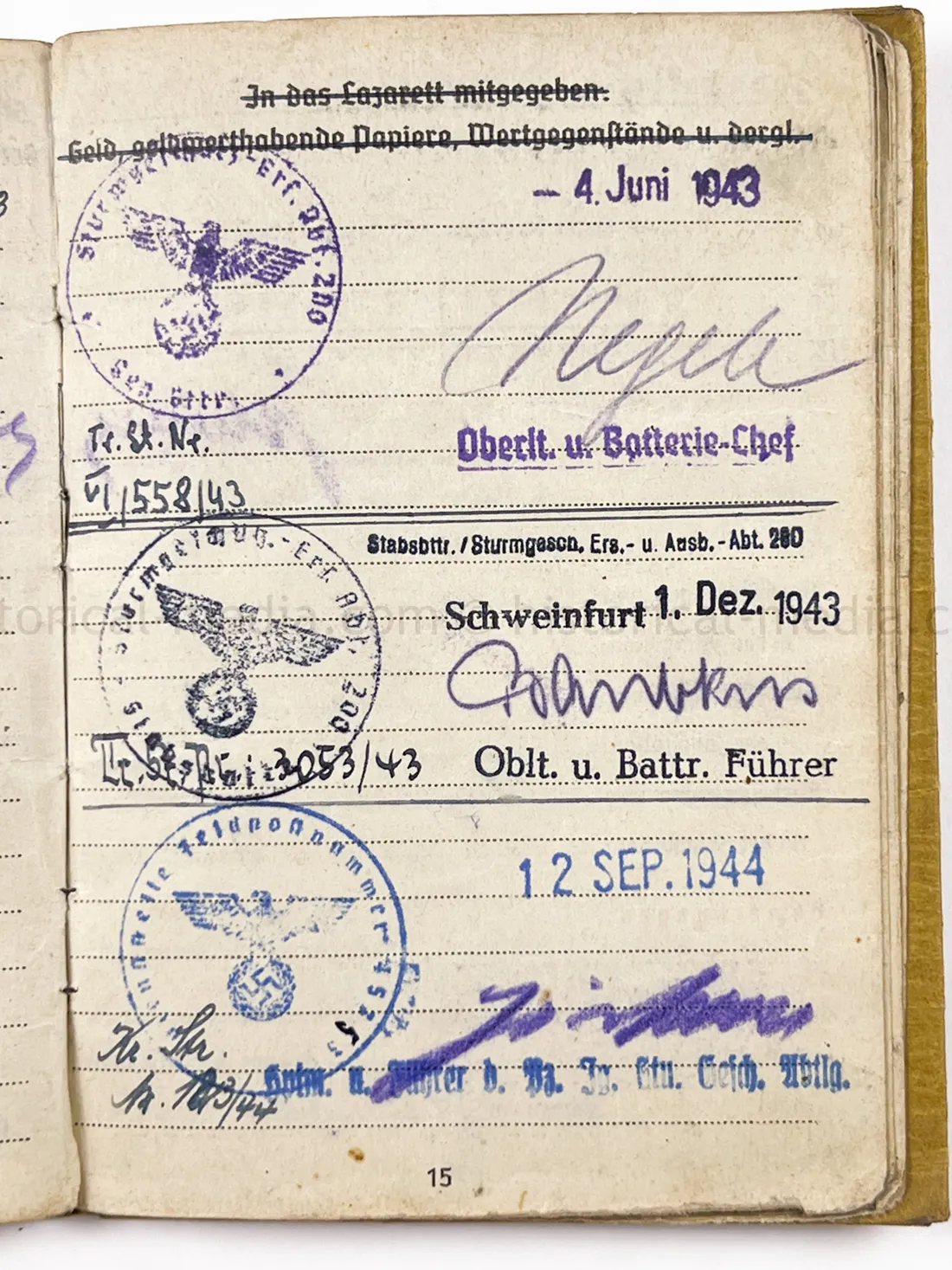 SOLDBUCH - STURMGESCHÜTZ BRIGADE 208 - HEILIGENBEIL POCKET