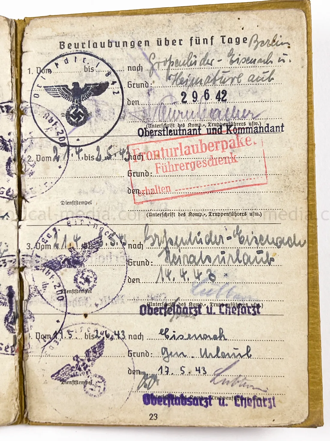 SOLDBUCH - STURMGESCHÜTZ BRIGADE 208 - HEILIGENBEIL POCKET