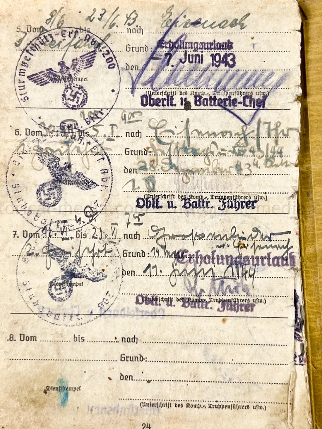 SOLDBUCH - STURMGESCHÜTZ BRIGADE 208 - HEILIGENBEIL POCKET