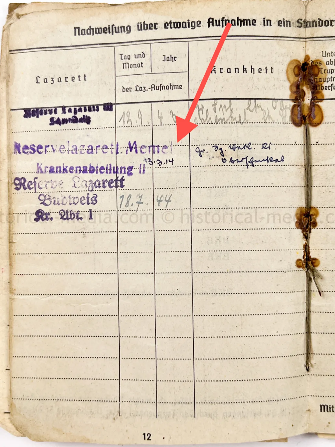 SOLDBUCH + ID TAG + PHOTOS + RIBBON - GRENADIER REGIMENT 677 - MEMEL CAMPAIGN MEDAL
