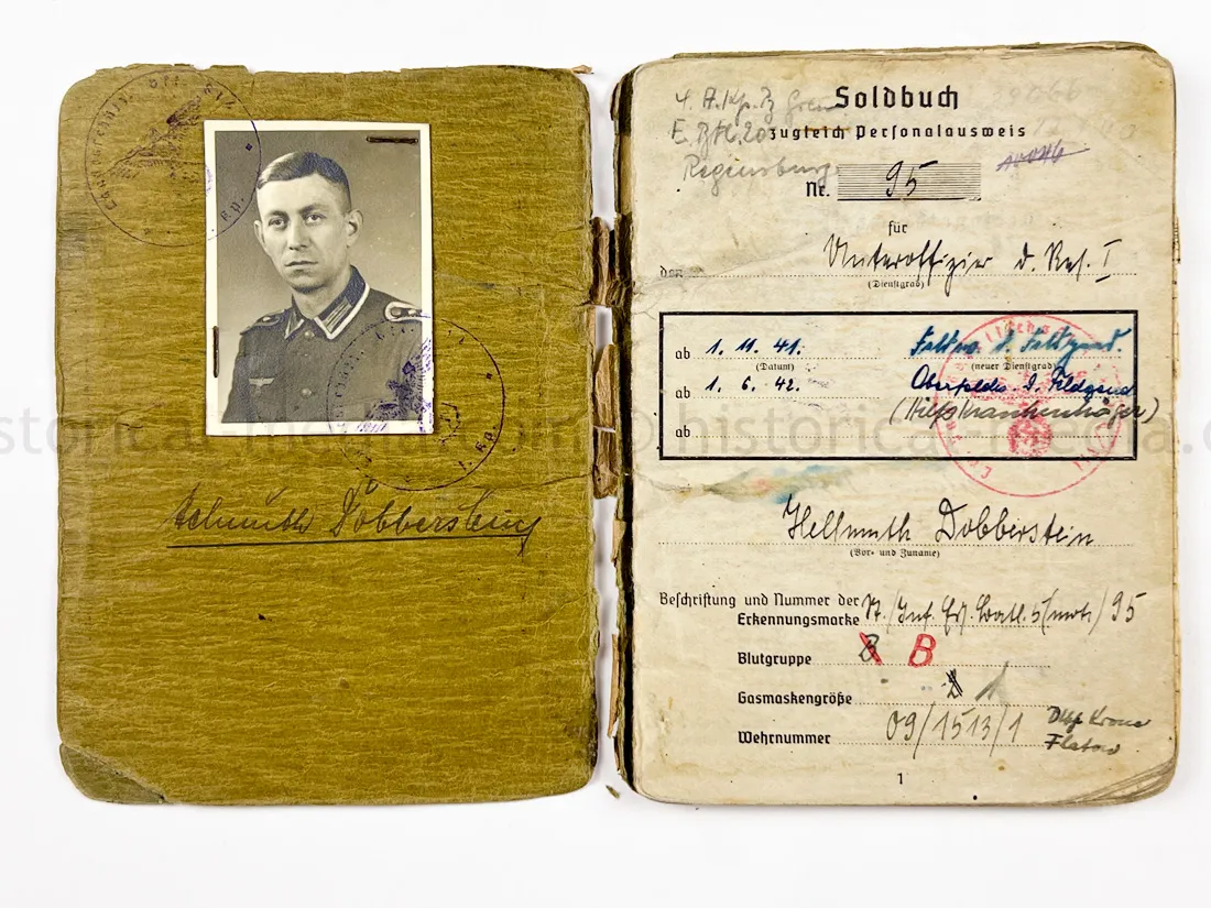 SOLDBUCH - FELDGENDARMERIE - FELDGENDARMERIE ABTEILUNG (MOT.) 690