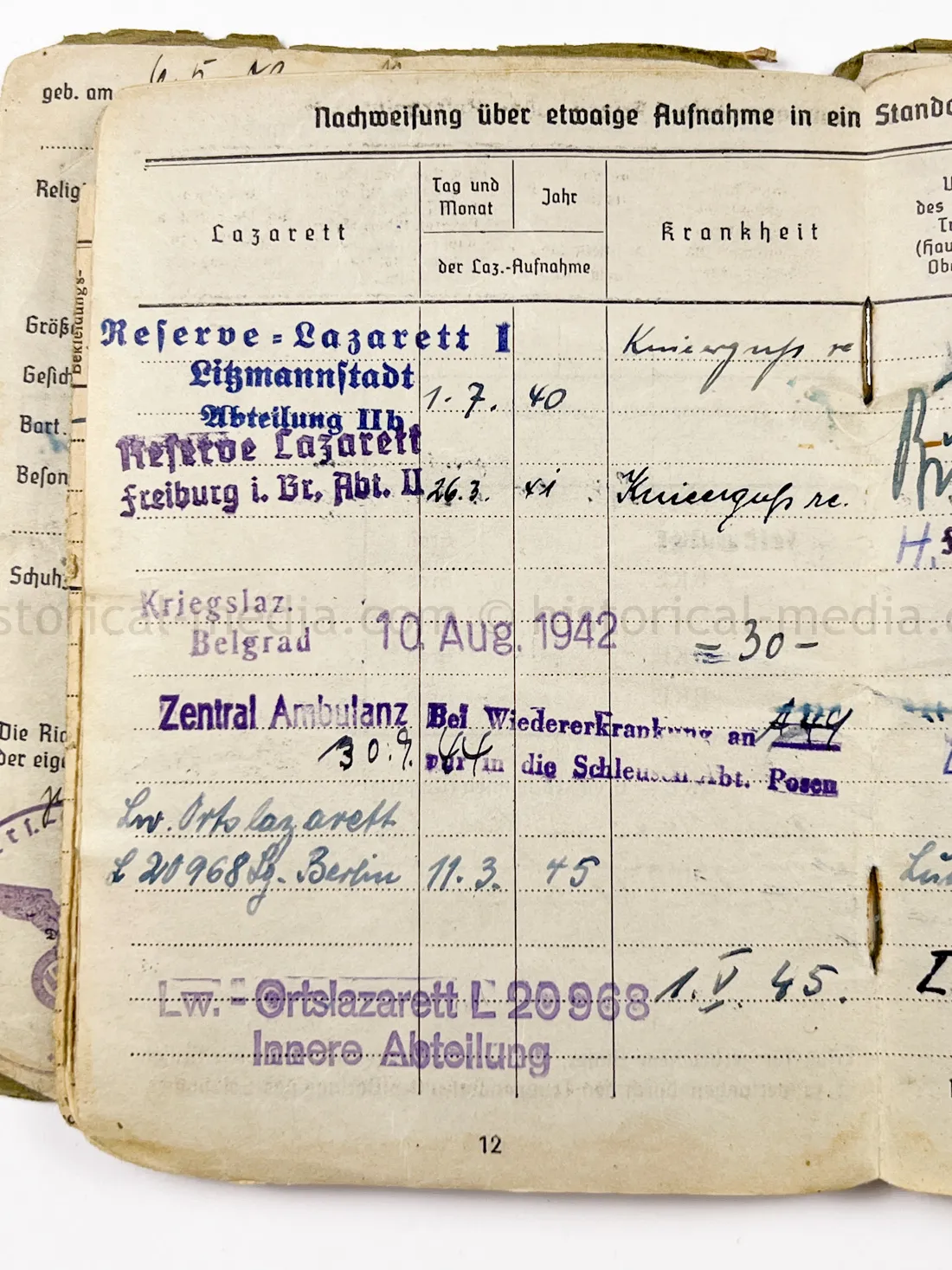 SOLDBUCH - FELDGENDARMERIE - FELDGENDARMERIE ABTEILUNG (MOT.) 690