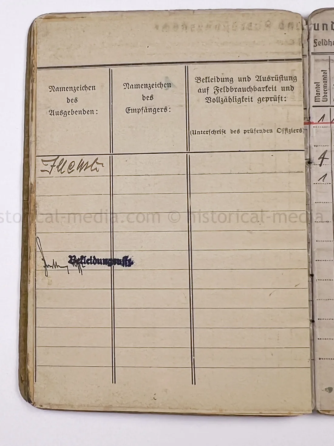 SOLDBUCH & DOCUMENT GROUPING - STURMGESCHÜTZ ABTEILUNG 904 - GOLD WOUND BADGE