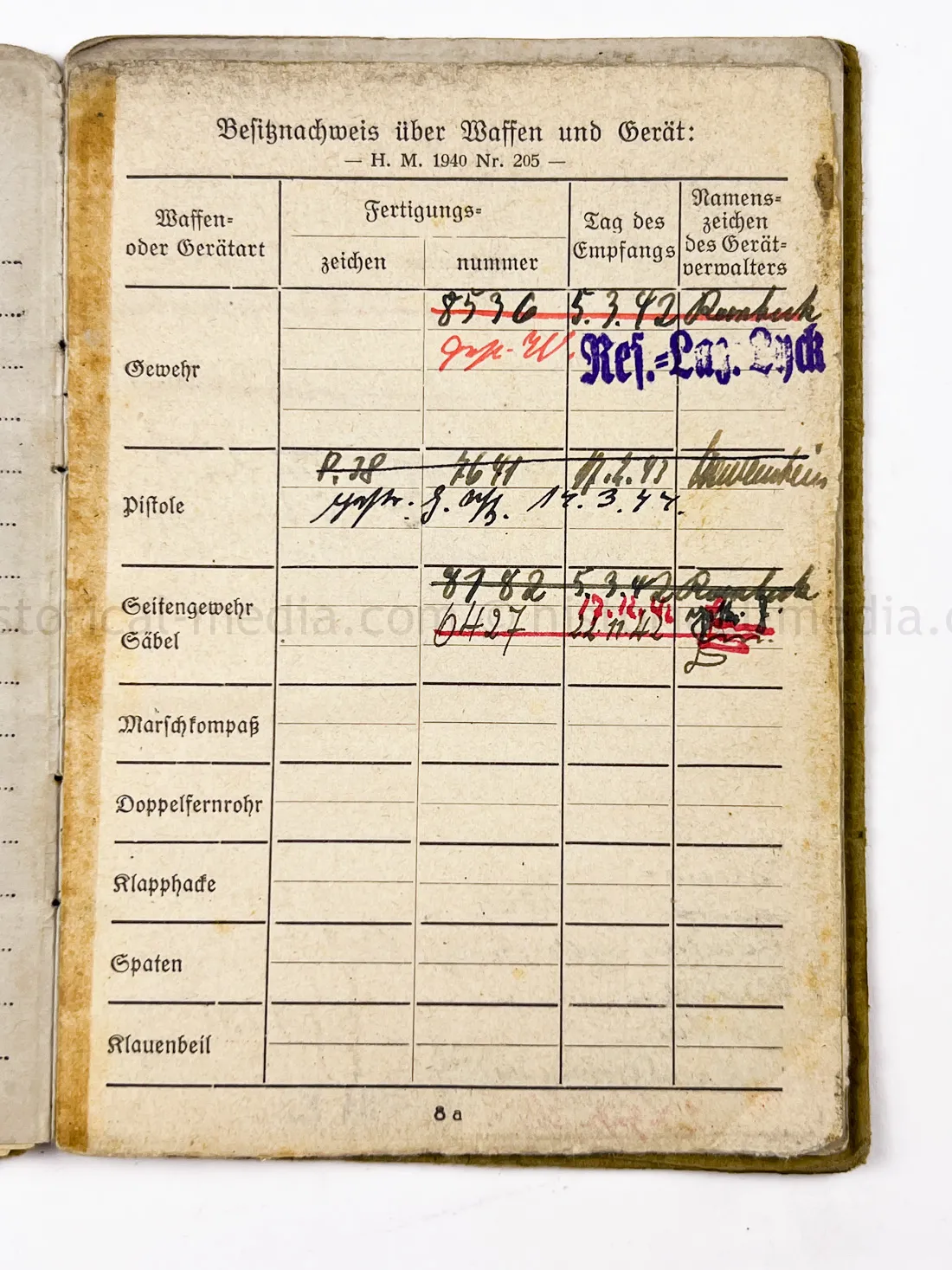 SOLDBUCH & DOCUMENT GROUPING - STURMGESCHÜTZ ABTEILUNG 904 - GOLD WOUND BADGE