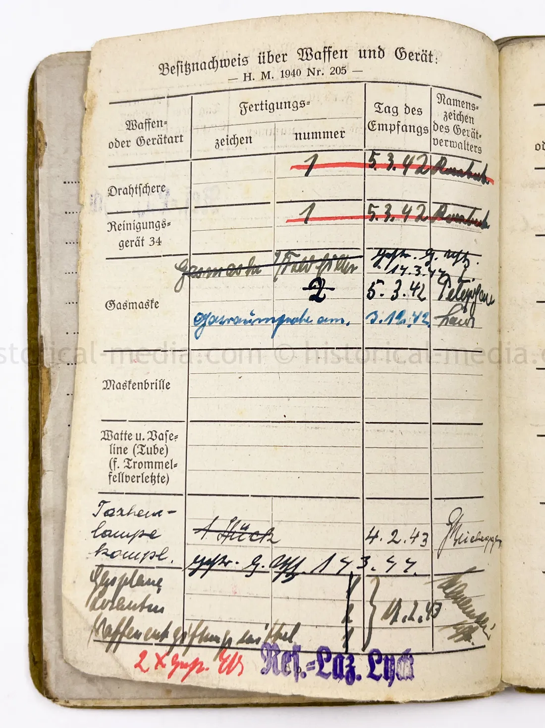 SOLDBUCH & DOCUMENT GROUPING - STURMGESCHÜTZ ABTEILUNG 904 - GOLD WOUND BADGE