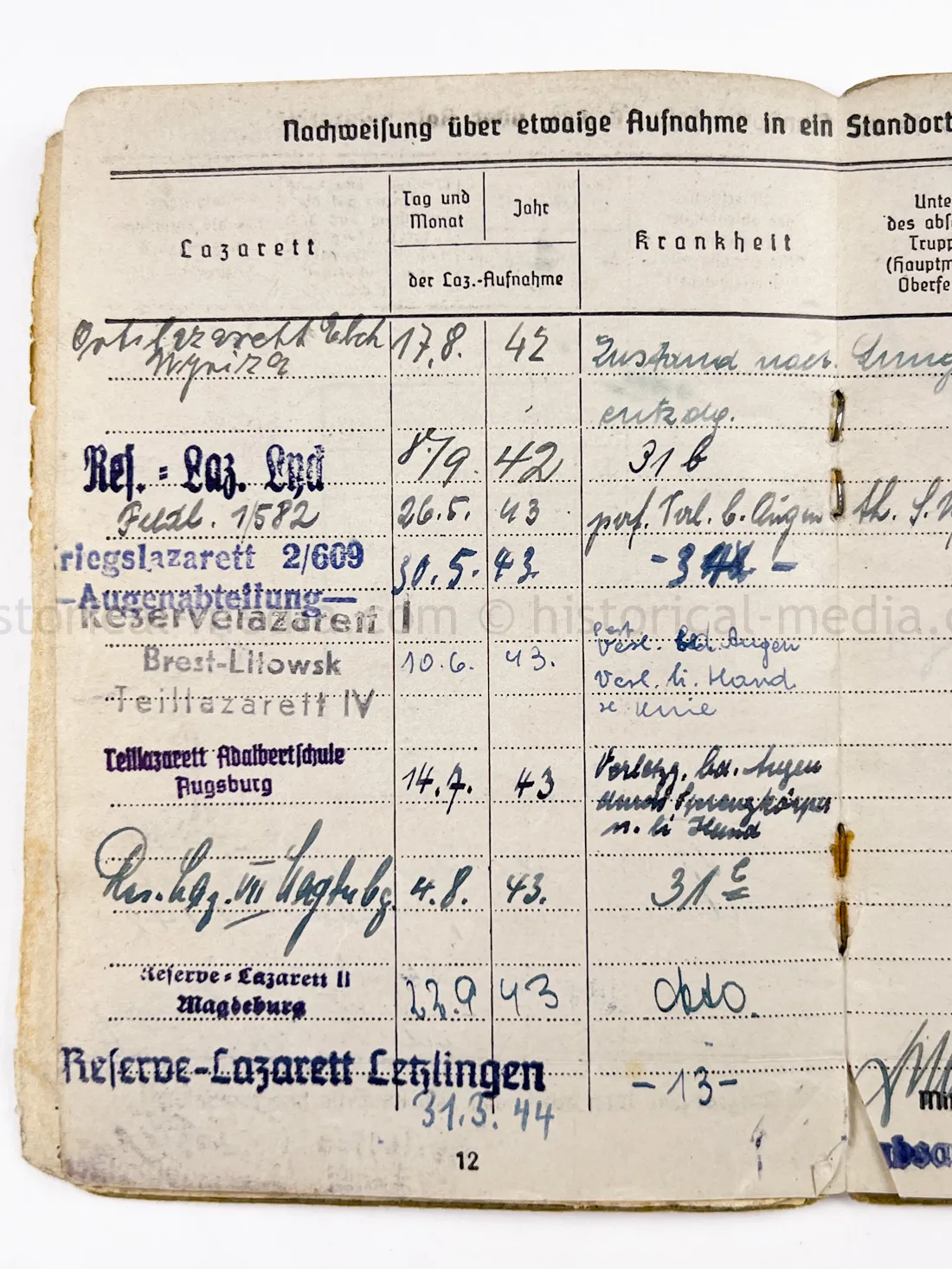 SOLDBUCH & DOCUMENT GROUPING - STURMGESCHÜTZ ABTEILUNG 904 - GOLD WOUND BADGE