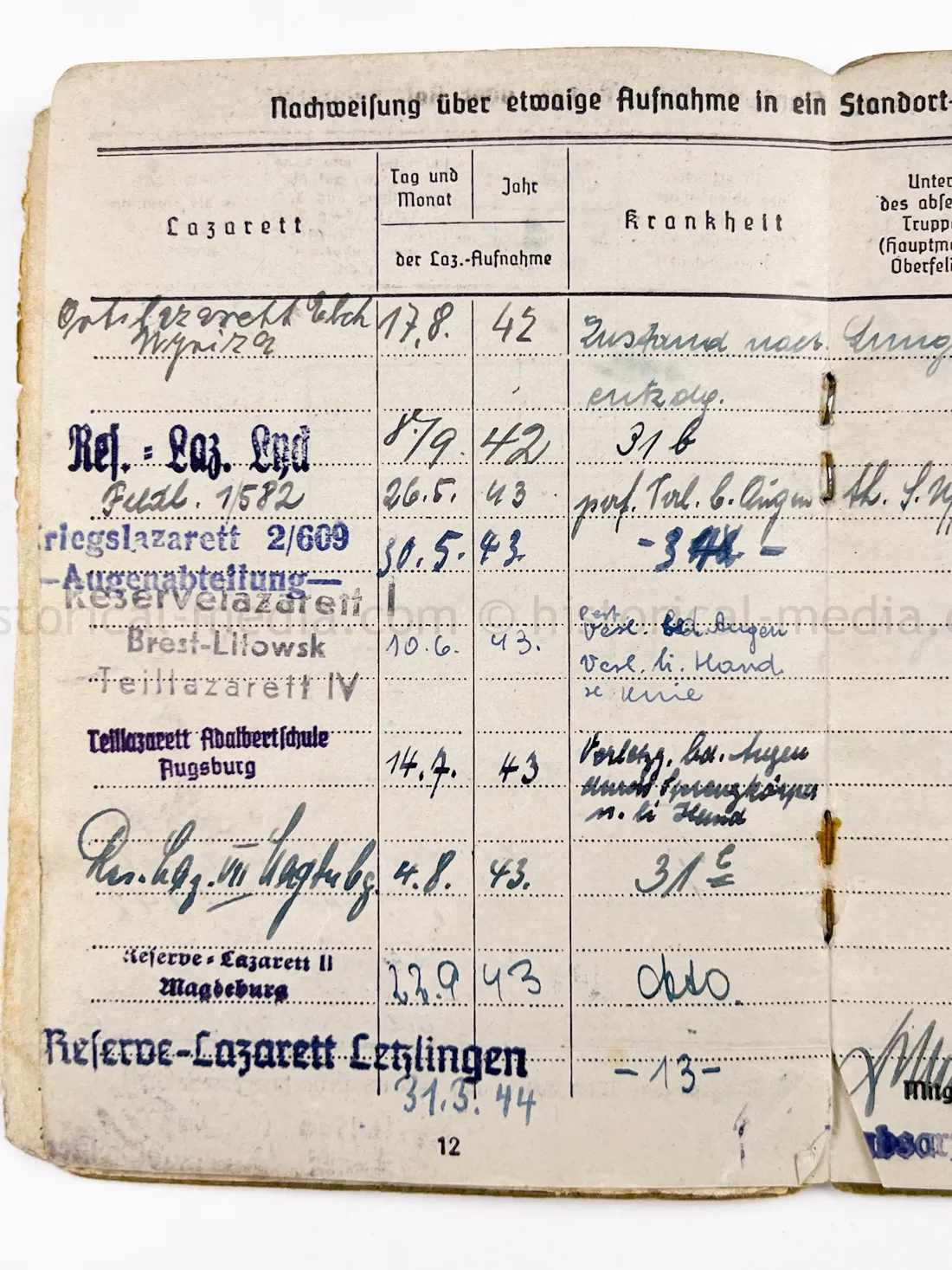 SOLDBUCH & DOCUMENT GROUPING - STURMGESCHÜTZ ABTEILUNG 904 - GOLD WOUND BADGE
