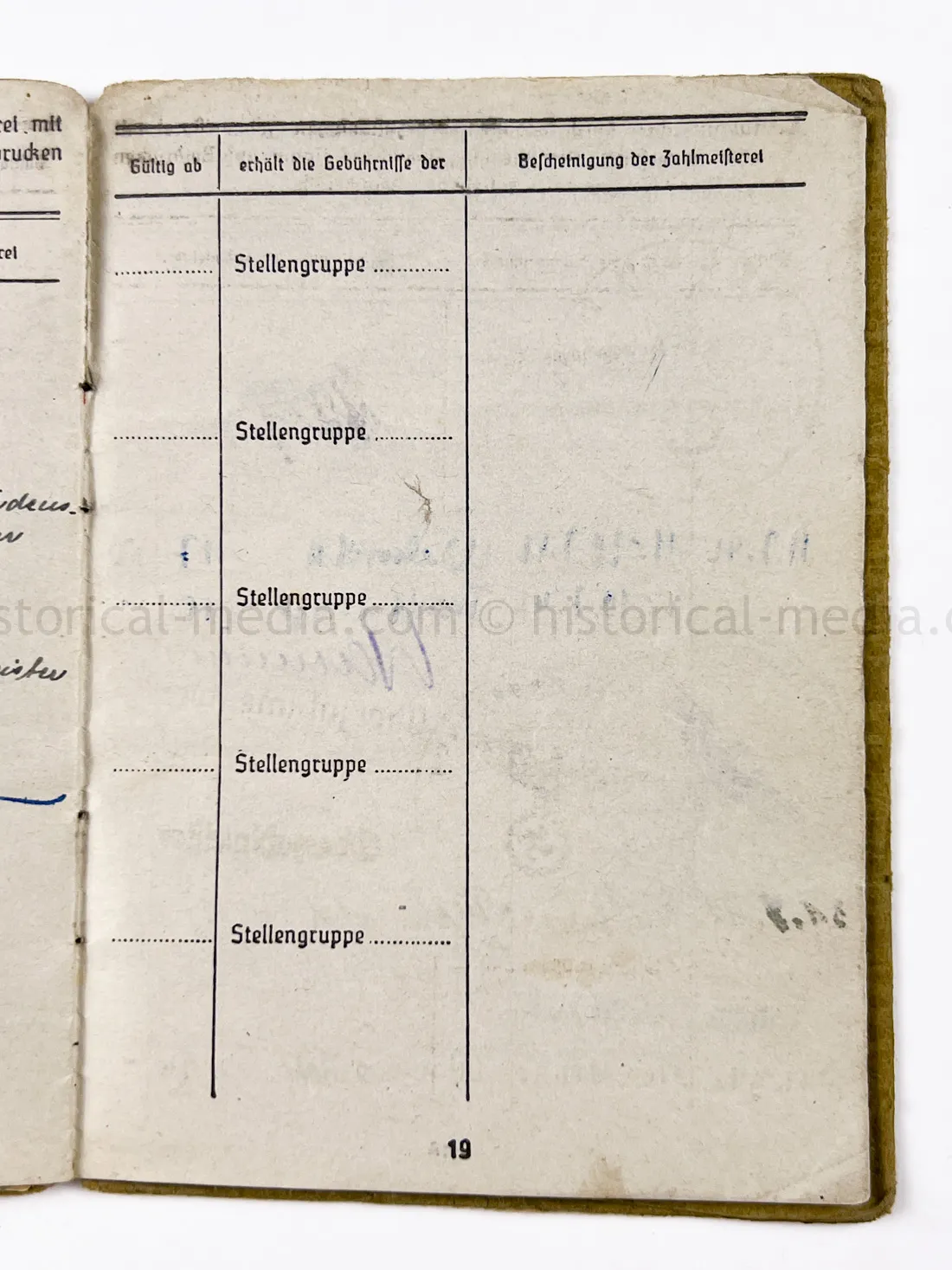 SOLDBUCH & DOCUMENT GROUPING - STURMGESCHÜTZ ABTEILUNG 904 - GOLD WOUND BADGE
