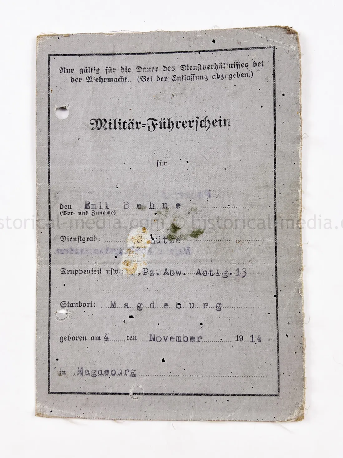 SOLDBUCH & DOCUMENT GROUPING - STURMGESCHÜTZ ABTEILUNG 904 - GOLD WOUND BADGE