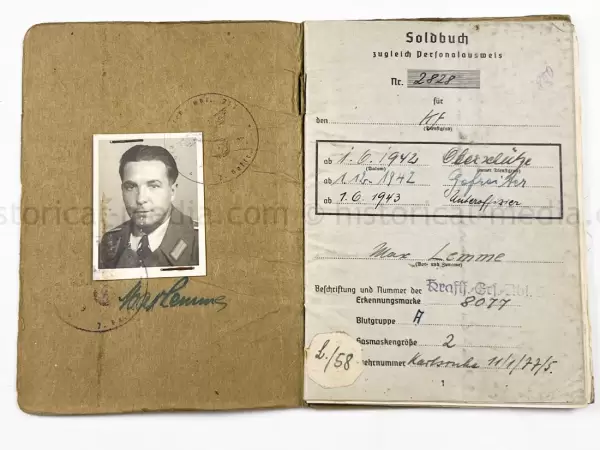 SOLDBUCH - STURMGESCHÜTZ ABTEILUNG 232