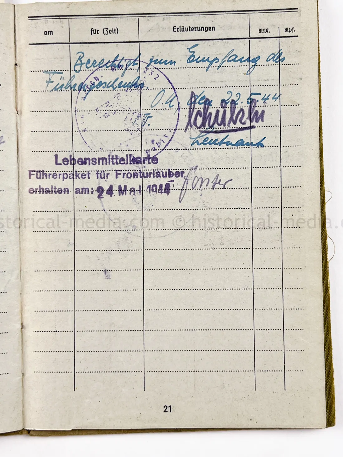 SOLDBUCH - STURMGESCHÜTZ ABTEILUNG 232