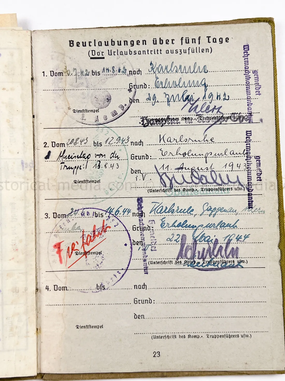 SOLDBUCH - STURMGESCHÜTZ ABTEILUNG 232