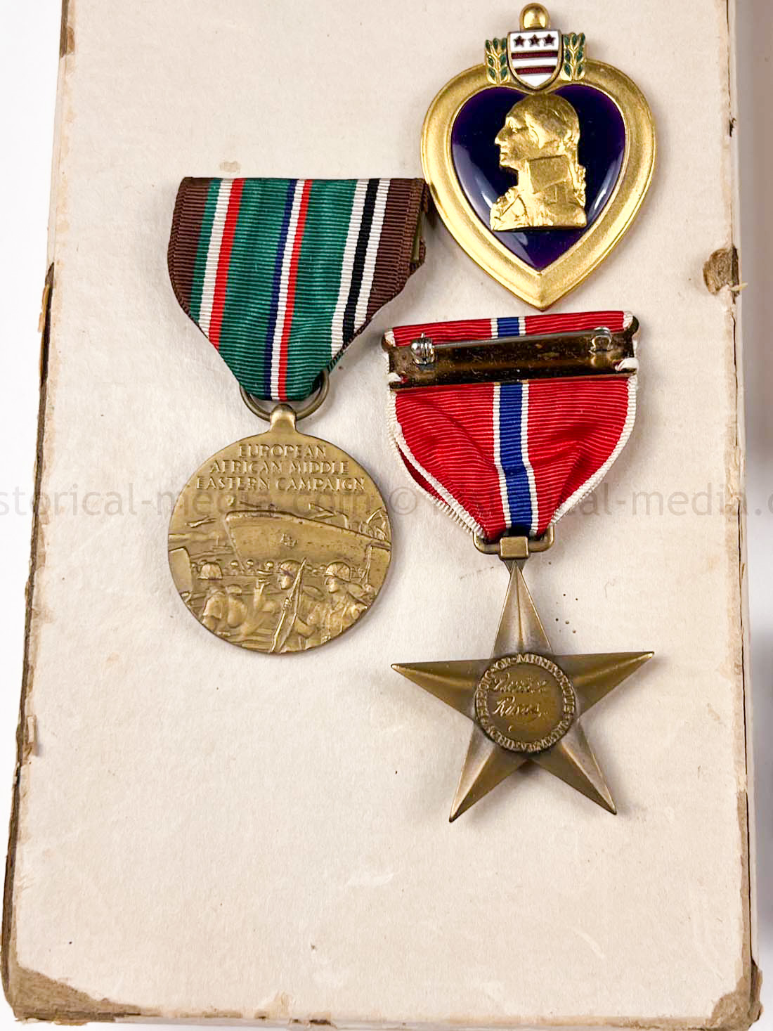 US WWII & KOREAN WAR MEDAL GROUPING - 71st INFANTRY REGIMENT - BATTLE OF THE BULGE