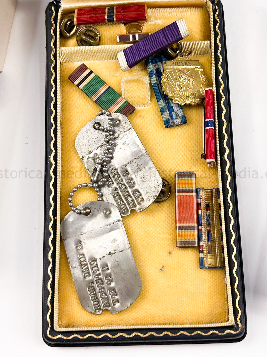 US WWII & KOREAN WAR MEDAL GROUPING - 71st INFANTRY REGIMENT - BATTLE OF THE BULGE