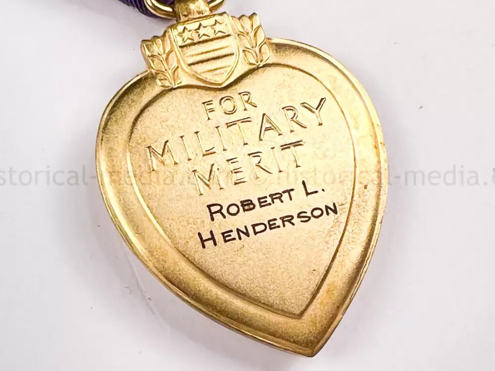 US WWII PURPLE HEART - 19th BOMB GROUP - POW & KIA - BATAAN DEATH MARCH