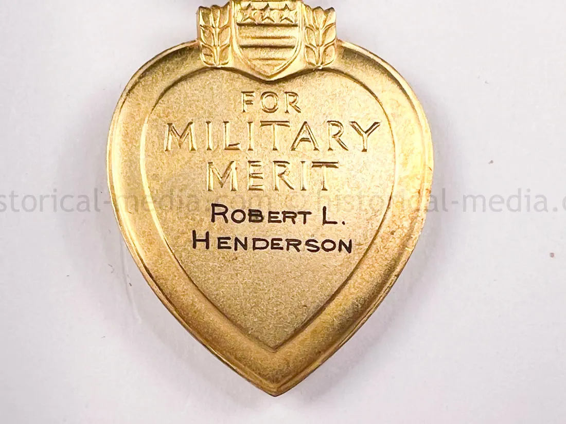 US WWII PURPLE HEART - 19th BOMB GROUP - POW & KIA - BATAAN DEATH MARCH