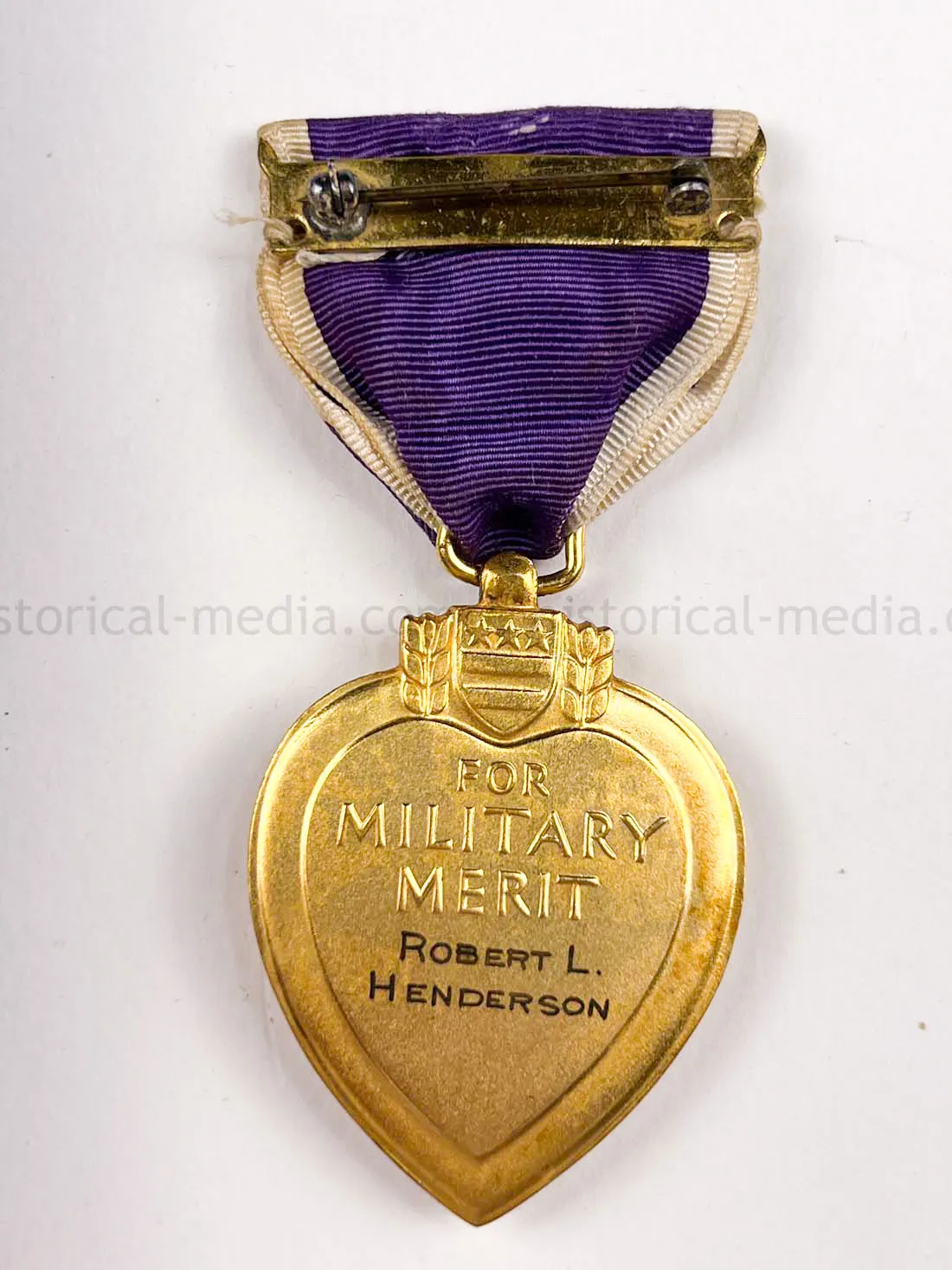 US WWII PURPLE HEART - 19th BOMB GROUP - POW & KIA - BATAAN DEATH MARCH