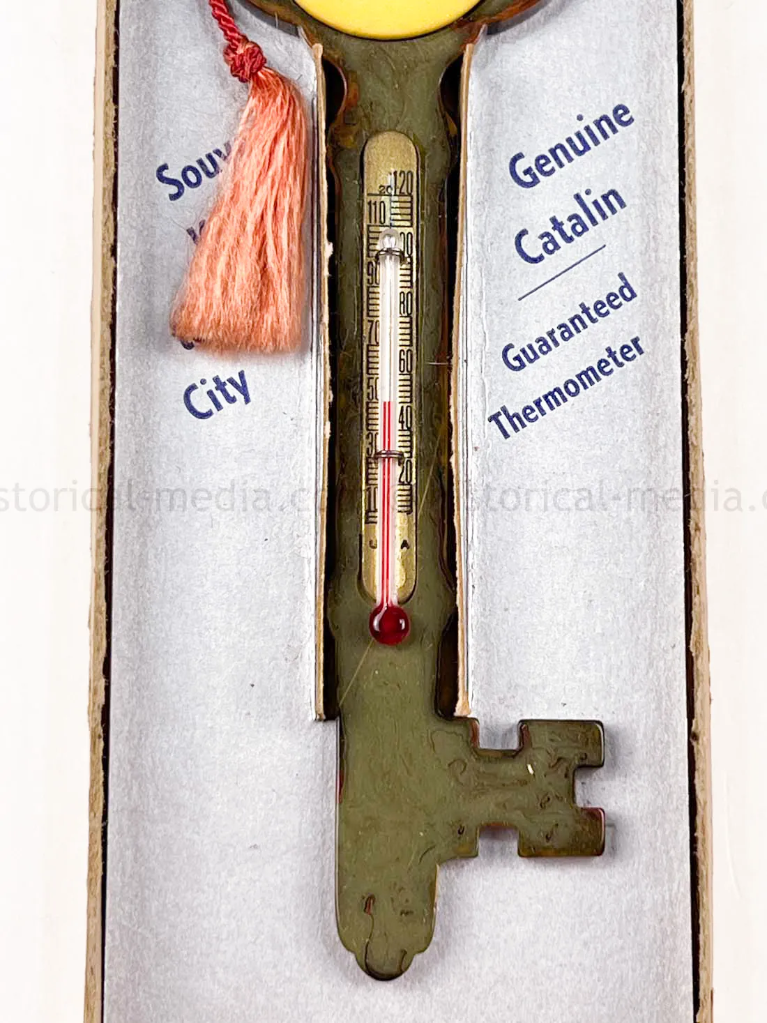 US WWII HOME FRONT AIR CORPS SOUVENIR THERMOMETER IN BOX