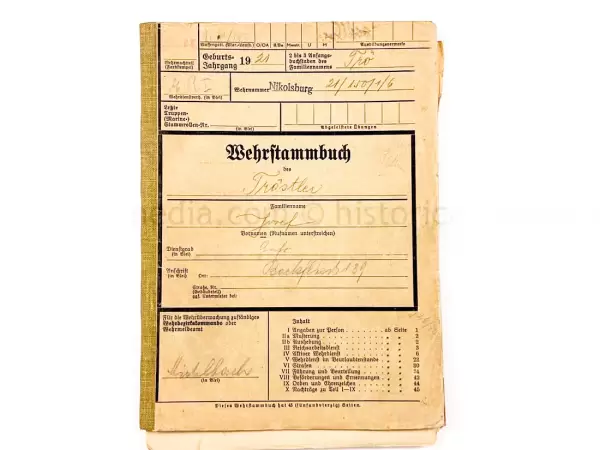 WEHRSTAMMBUCH - PANZER PIONIER - DENMARK