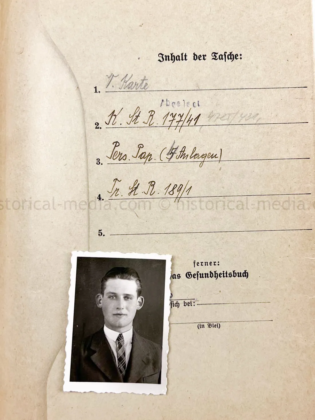 WEHRSTAMMBUCH - PANZER PIONIER - DENMARK