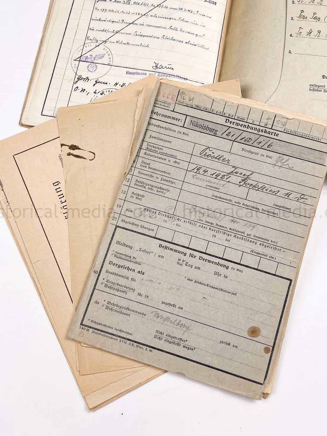 WEHRSTAMMBUCH - PANZER PIONIER - DENMARK