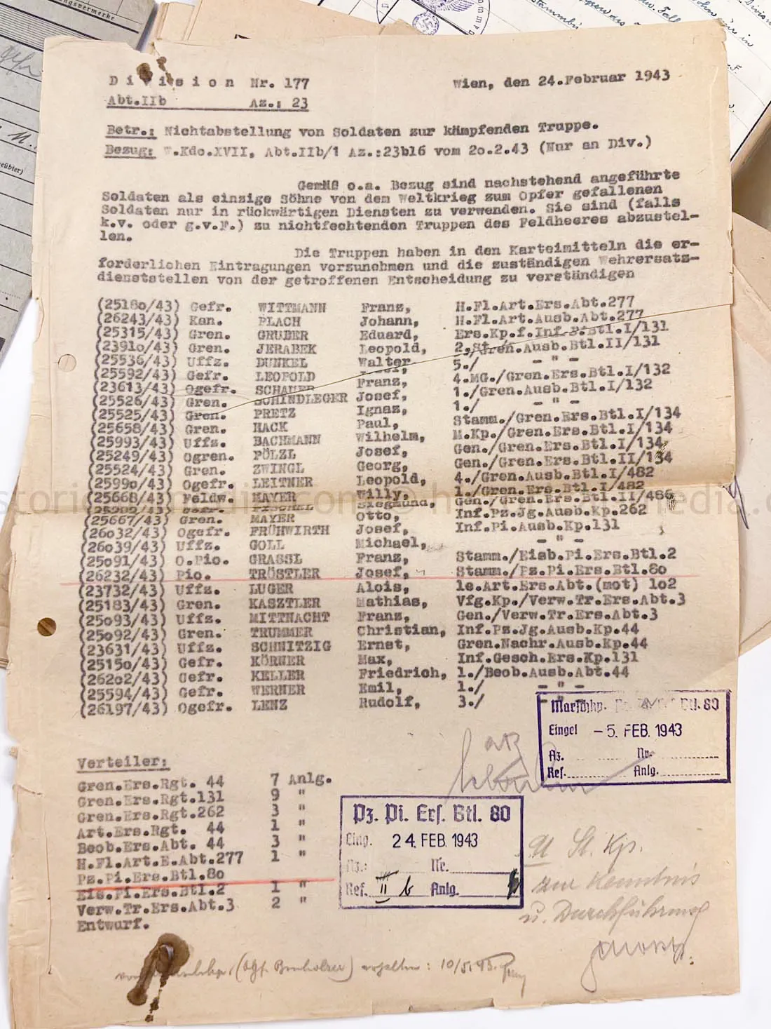 WEHRSTAMMBUCH - PANZER PIONIER - DENMARK