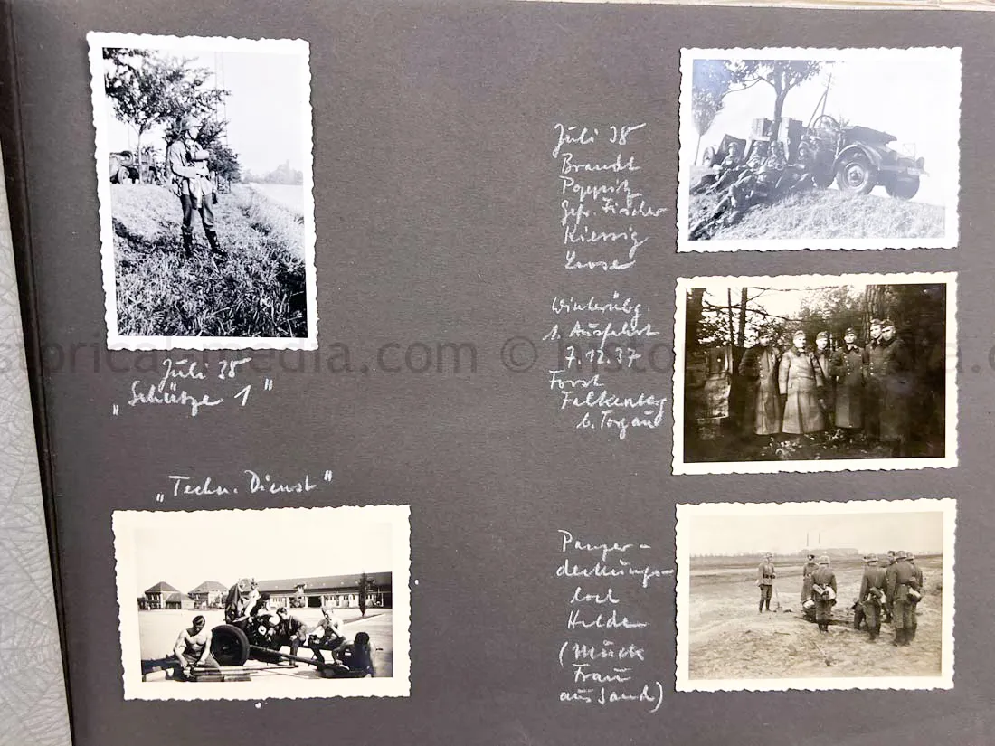 GERMAN ARMY PHOTO ALBUM - SUDETENLAND CAMPAIGN - NICE!