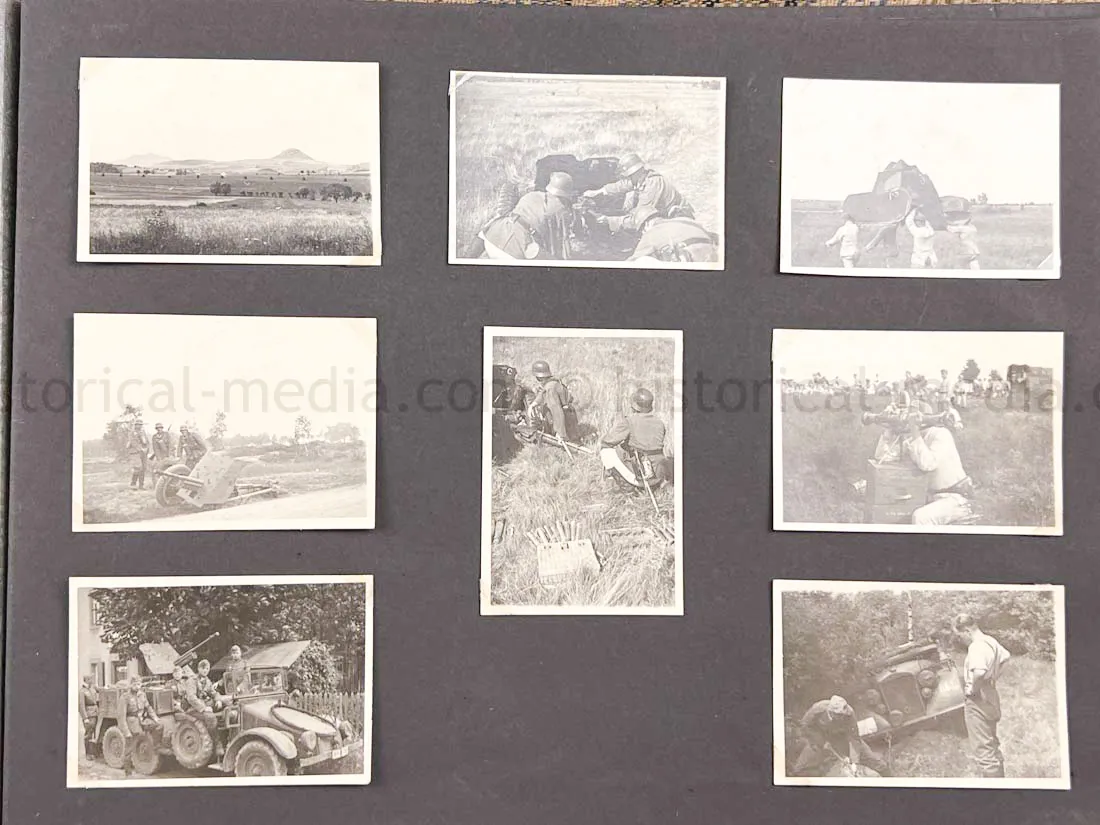 GERMAN ARMY PHOTO ALBUM - SUDETENLAND CAMPAIGN - NICE!
