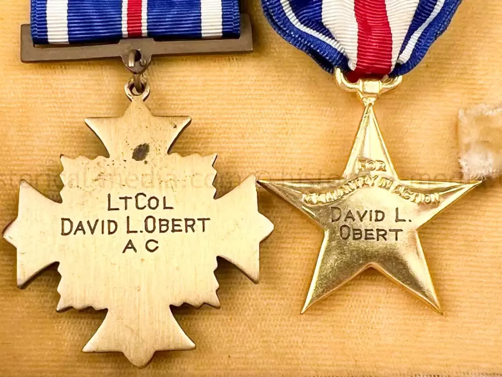 US WWII AIR CORPS FIGHTER PILOT SILVER STAR & DFC GROUPING - HISTORICALLY IMPORTANT!