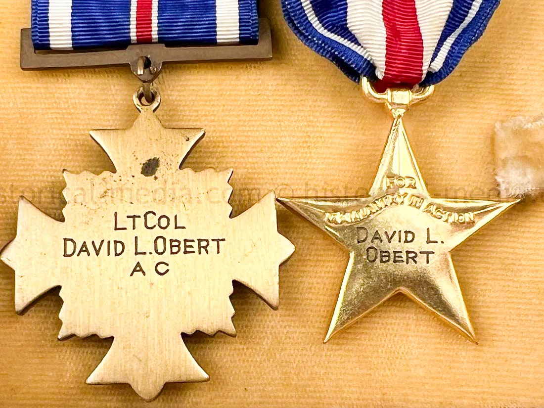 US WWII AIR CORPS FIGHTER PILOT SILVER STAR & DFC GROUPING - HISTORICALLY IMPORTANT!