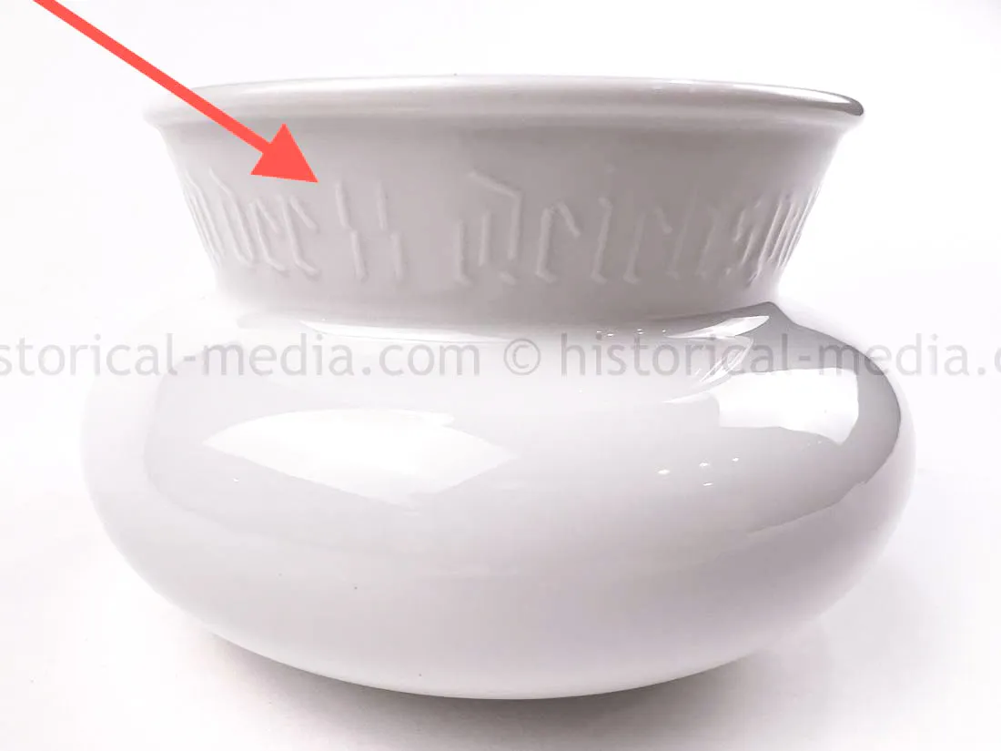 RARE ALLACH PORCELAIN - SS BIWAK BOWL NÜRNBERG REICHSPARTEITAG 1939