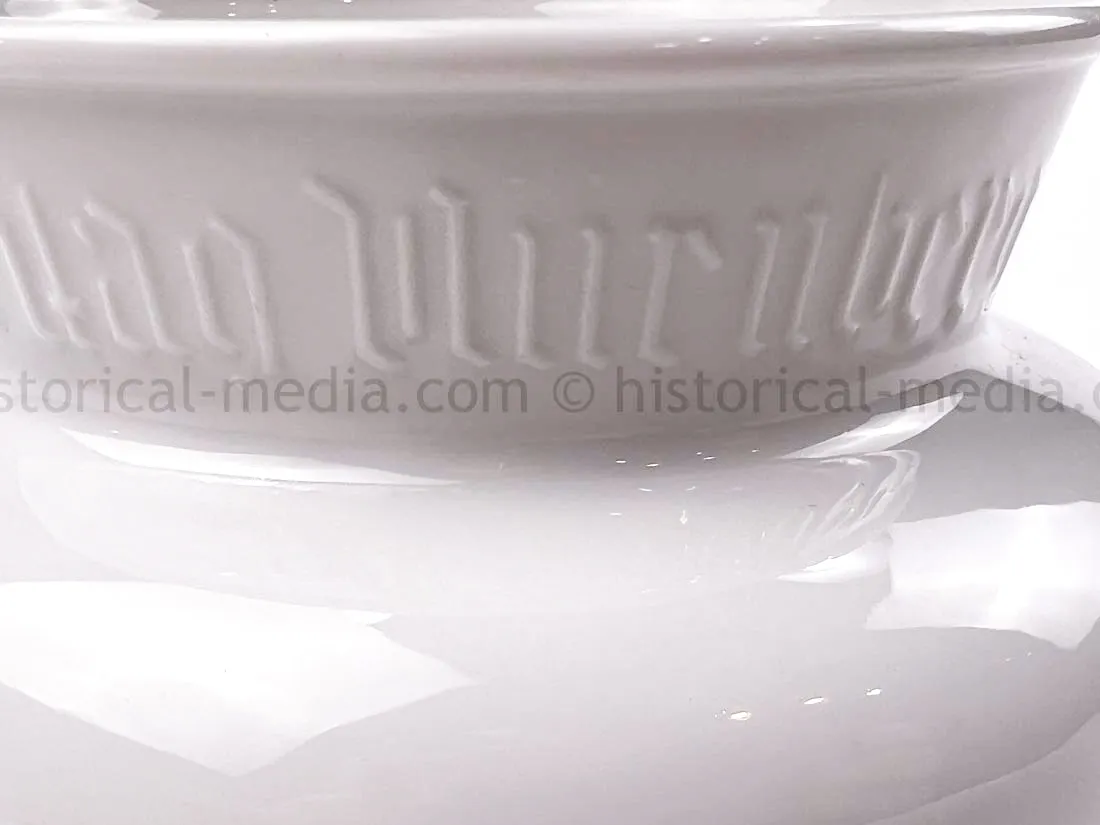 RARE ALLACH PORCELAIN - SS BIWAK BOWL NÜRNBERG REICHSPARTEITAG 1939