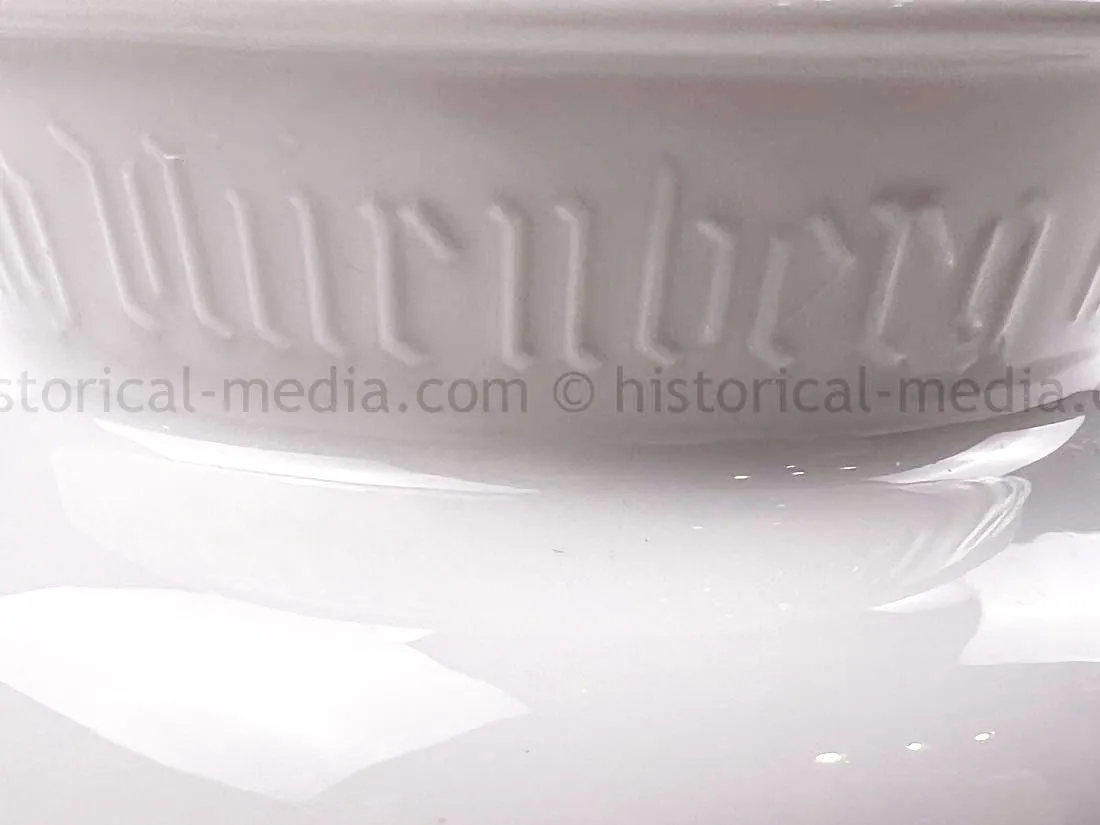 RARE ALLACH PORCELAIN - SS BIWAK BOWL NÜRNBERG REICHSPARTEITAG 1939