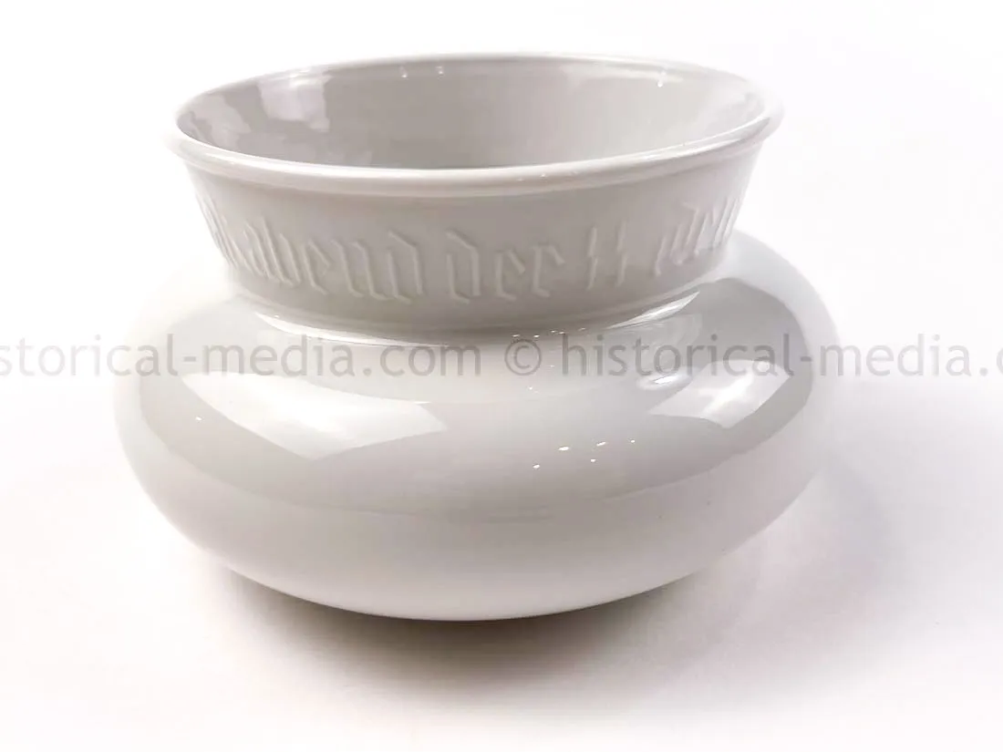 RARE ALLACH PORCELAIN - SS BIWAK BOWL NÜRNBERG REICHSPARTEITAG 1939