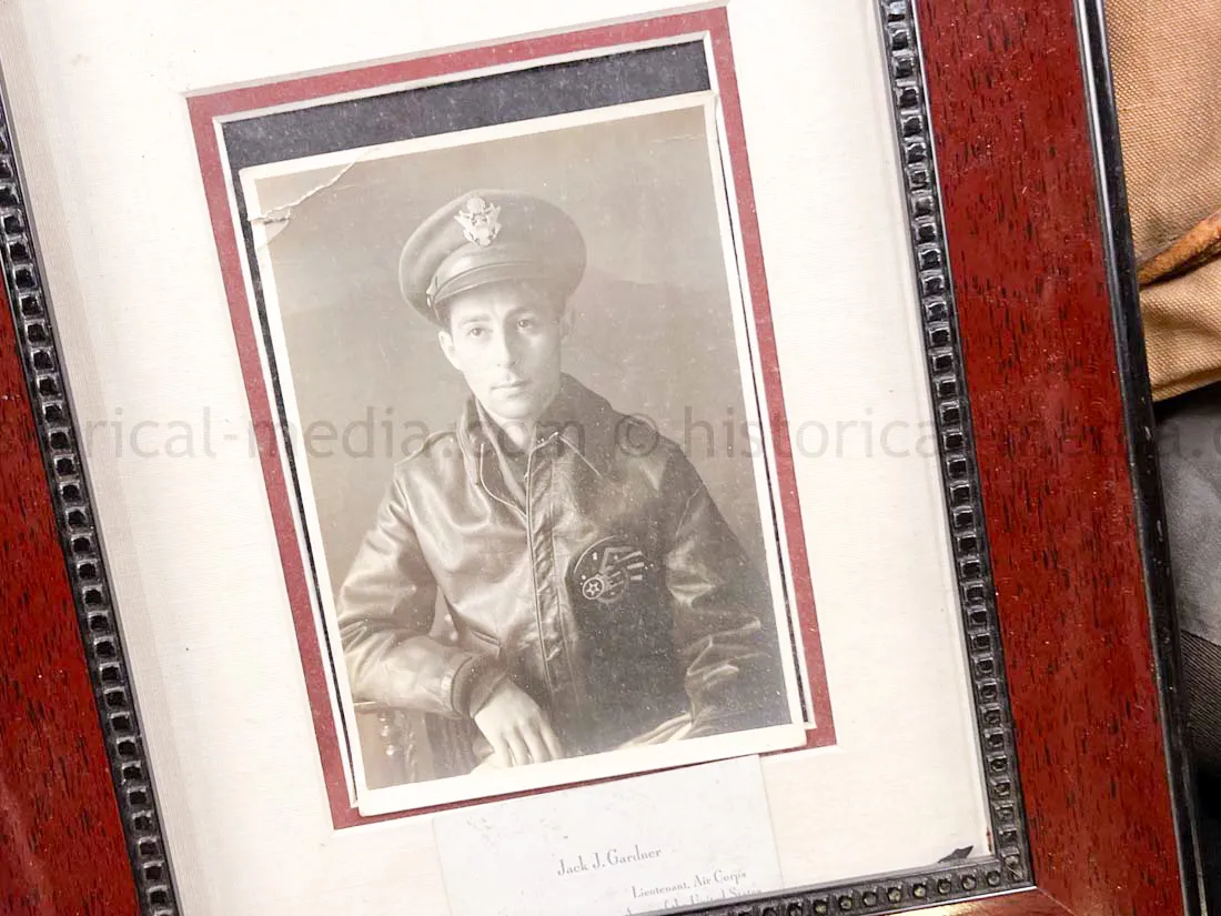 EXTENSIVE US WWII AIR CORPS A-2 GROUPING - MAJOR - 317TH TROOP CARRIER GROUP