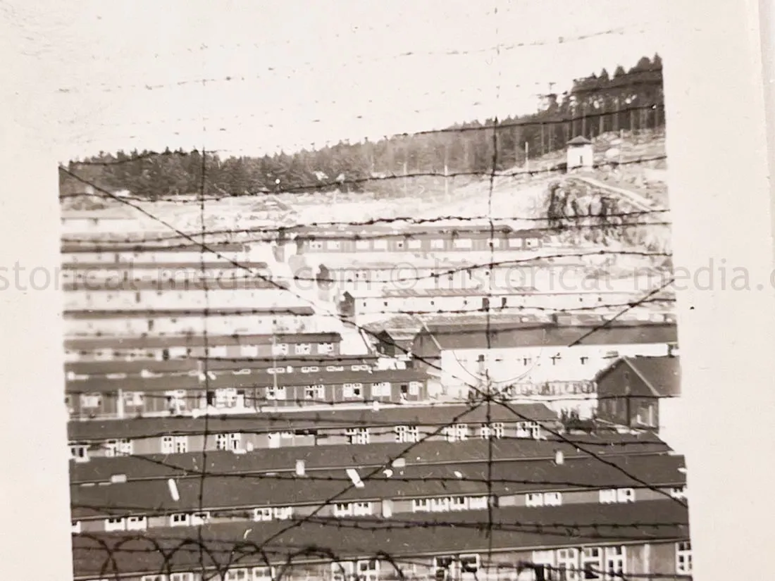 US GI WWII PHOTO GROUPING - BUCHENWALD CONCENTRATION CAMP, MUSSOLINI, AIRCRAFT, TANKS