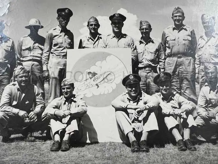 EXTENSIVE US WWII AIR CORPS A-2 GROUPING - MAJOR - 317TH TROOP CARRIER GROUP